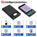 Quick Charging Power Bank Case 18650 Battery Box USB Type C 22.5W QC3.0