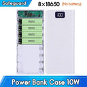 Quick Charging Power Bank Case 18650 Battery Box USB Type C 22.5W QC3.0
