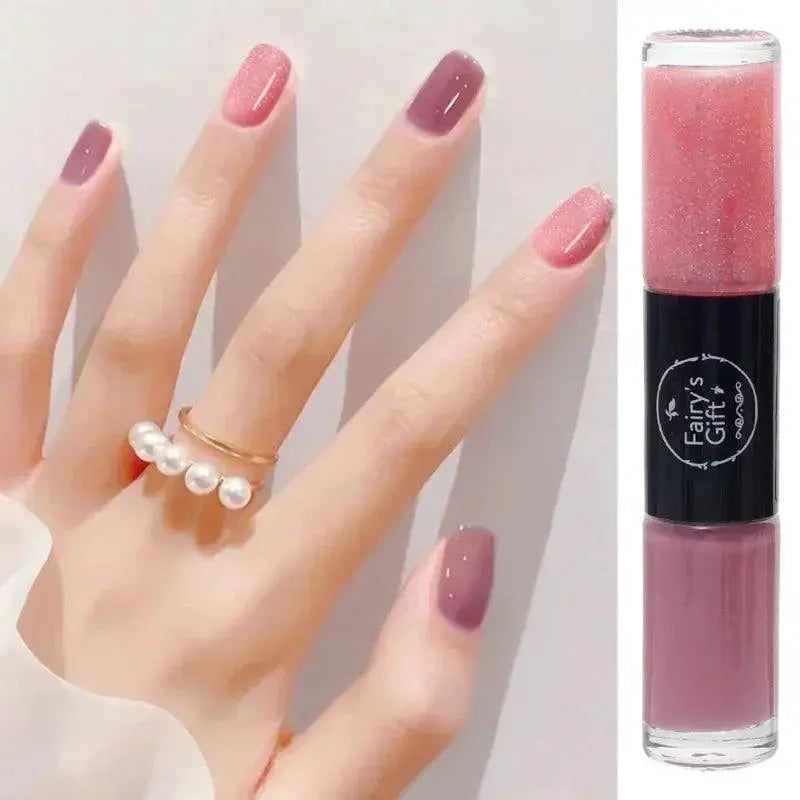 Quick Sequin Finish Nail Polish Rapid Dry Vibrant Colors
