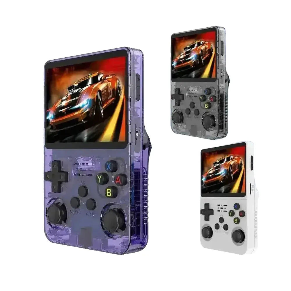 Handheld Game Console for Retro Gaming — Red 128G