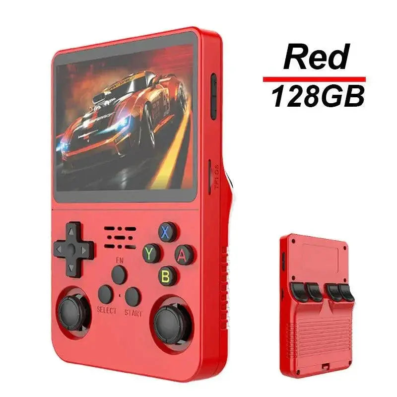 R36S Handheld Game Console 3.5 Inch IPS Screen 64G Linux