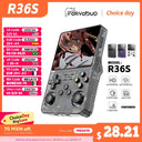 R36S Retro Handheld Video Game Console Linux System 64GB