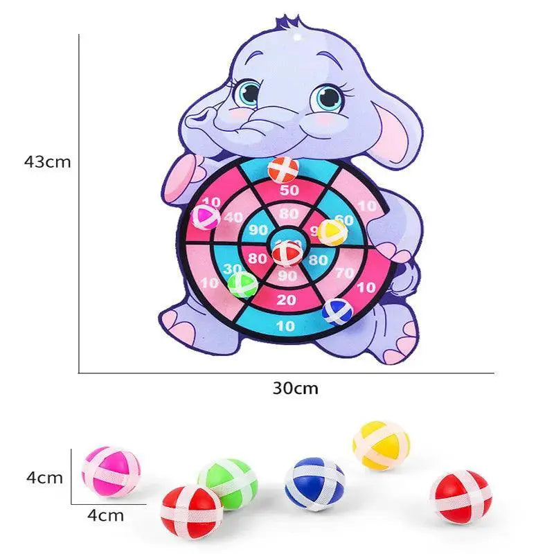 Rabbit Family Interactive Dart Board Toy For Children