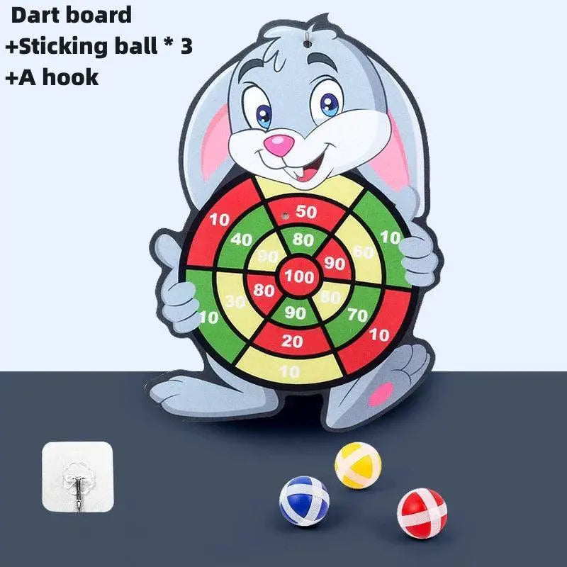 Rabbit Family Interactive Dart Board Toy For Children