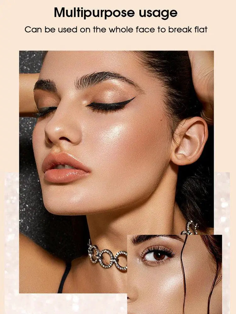 Radiant Pearl Glitter Compact Versatile Long Lasting Makeup