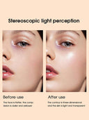 Radiant Pearl Glitter Compact: Versatile Long-lasting Makeup