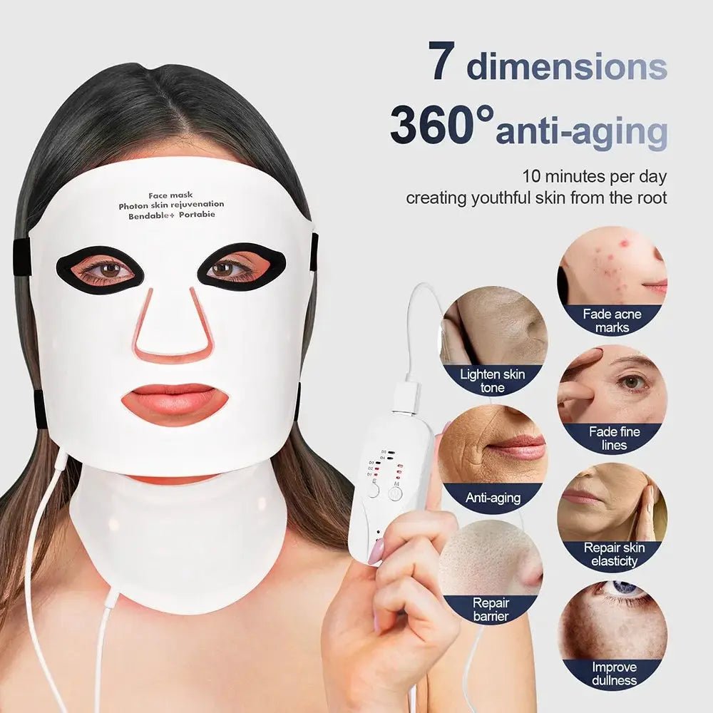 Radiant Skin LED Face Mask for Home Spa