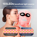 Radiant Skin Led Mask with Neck Home Use