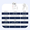 Radiant Skin Led Mask with Neck Home Use