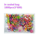 Rainbow Bracelet Making Kit: DIY Woven Bracelets Toys