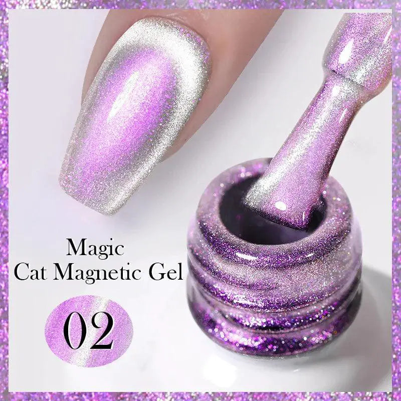 Color Shift Cat Eye Gel Polish for Nails — Moonlight-06