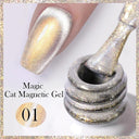 Rainbow Cat Eye Magnetic Gel Polish for Color Shifting