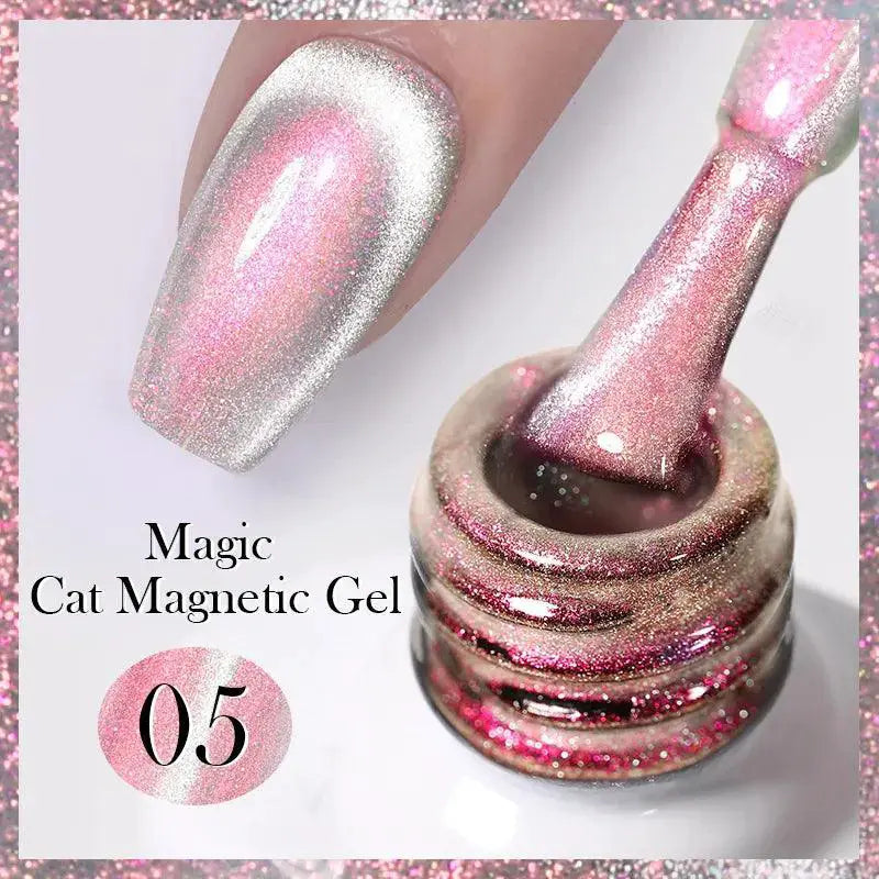 Color Shift Cat Eye Gel Polish for Nails — Magic-04