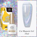 Rainbow Cat Eye Magnetic Gel Polish for Color Shifting