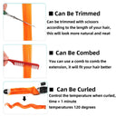 Rainbow Highlight Hair Extensions for Instant Transformation