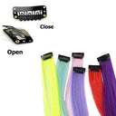 Rainbow Highlight Hair Extensions for Instant Transformation