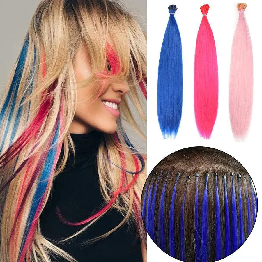 Rainbow Kanekalon Hair Extensions For Vibrant Styles