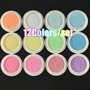 Rainbow Neon Chameleon Nail Art Glitter Set Aurora Shine