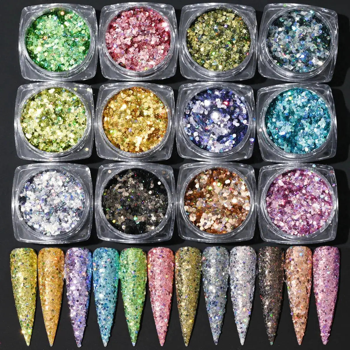 Chameleon Nail Glitter Set for DIY Nails — FT042-S1