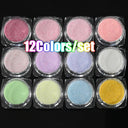 Rainbow Neon Chameleon Nail Art Glitter Set Aurora Shine