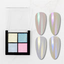 Rainbow Neon Chameleon Nail Art Glitter Set Aurora Shine