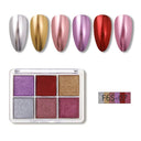 Rainbow Neon Chameleon Nail Art Glitter Set Aurora Shine