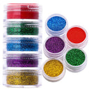 Rainbow Neon Chameleon Nail Art Glitter Set Aurora Shine