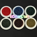 Rainbow Neon Chameleon Nail Art Glitter Set Aurora Shine