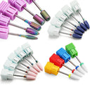 Rainbow Nail Drill Bits Set for Pedicure