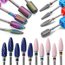 Rainbow Nail Drill Bits Set for Pedicure