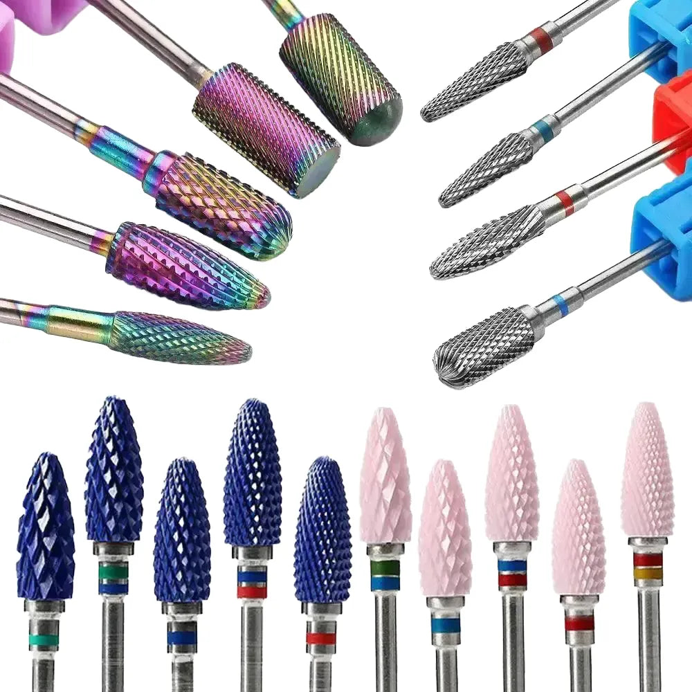 Rainbow Nail Drill Bits Set for Pedicure — NO2