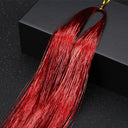 Vibrant Hair Tinsel for Festival Goers