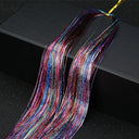 Vibrant Hair Tinsel for Festival Goers