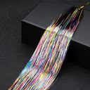 Vibrant Hair Tinsel for Festival Goers