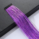 Vibrant Hair Tinsel for Festival Goers