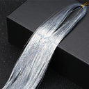 Vibrant Hair Tinsel for Festival Goers