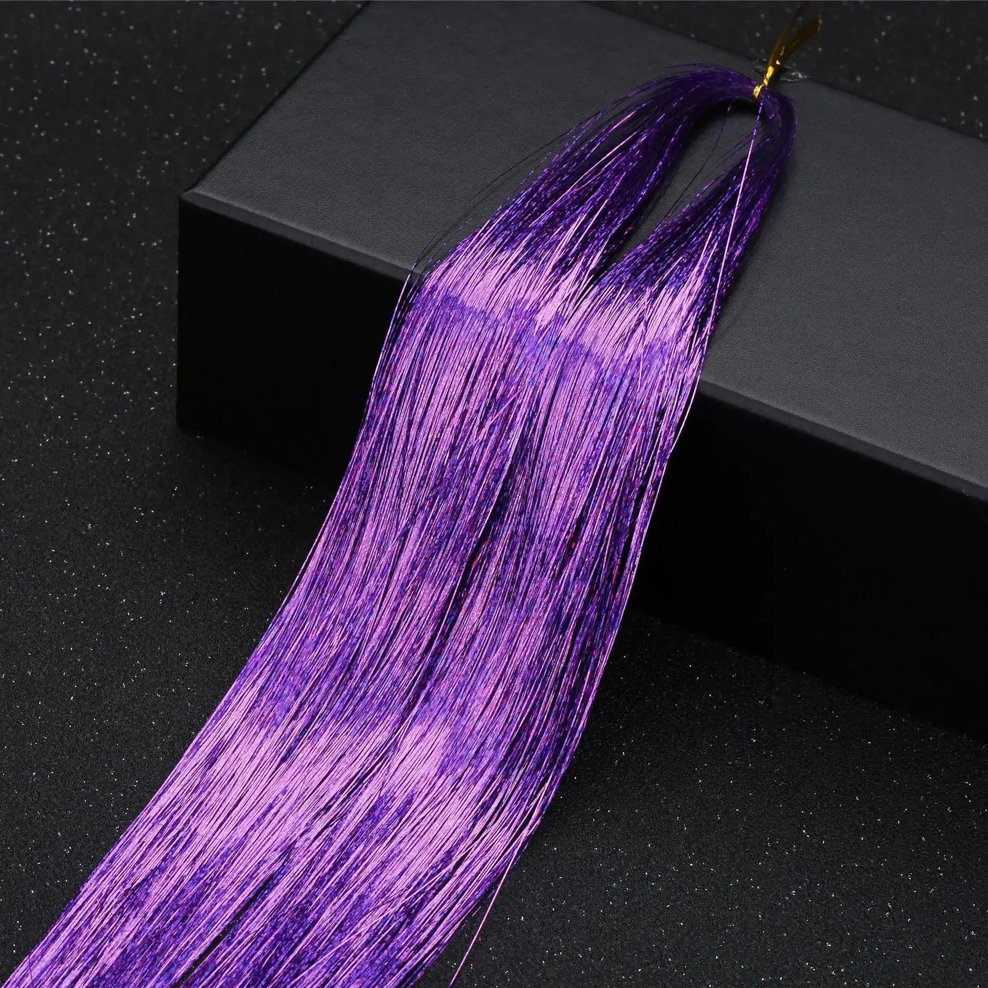 Rainbow Sparkle Hair Tinsel Glamorous Trendy Strands