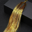 Vibrant Hair Tinsel for Festival Goers