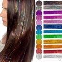 Vibrant Hair Tinsel for Festival Goers