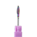 Rainbow Steel Carbide Nail Bits Set for Manicure Pedicure Kit