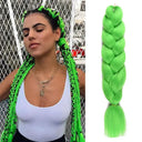 Rainbow Ombre Hair Extensions for Braids