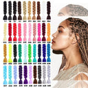 Rainbow Ombre Hair Extensions for Braids