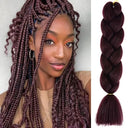 Rainbow Ombre Hair Extensions for Braids