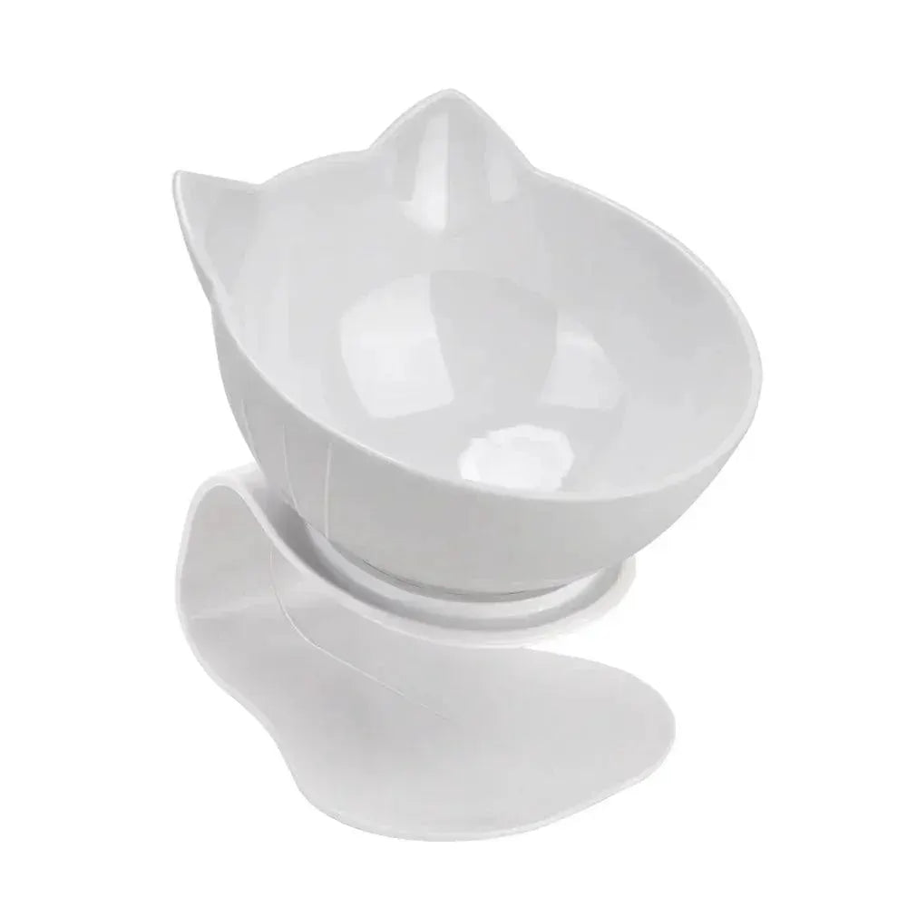Raised Stand Double Bowls Pet Feeder For Cats And Dogs