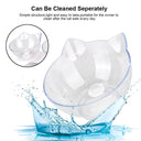 Raised Stand Double Bowls Pet Feeder for Cats and Dogs