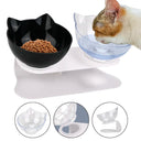 Raised Stand Double Bowls Pet Feeder for Cats and Dogs