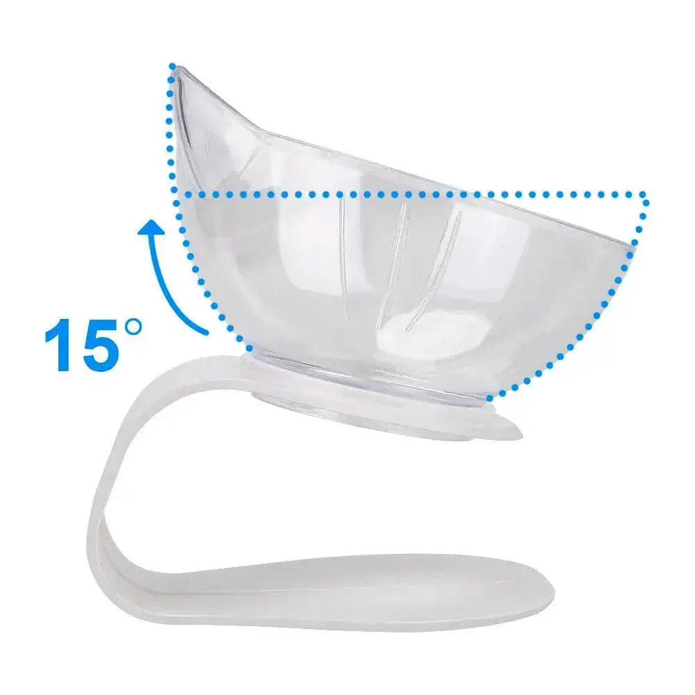 Raised Stand Double Bowls Pet Feeder For Cats And Dogs