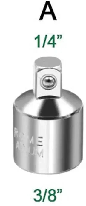 Ratchet Wrench Adapter Set Toolkit Upgrade for Professionals
