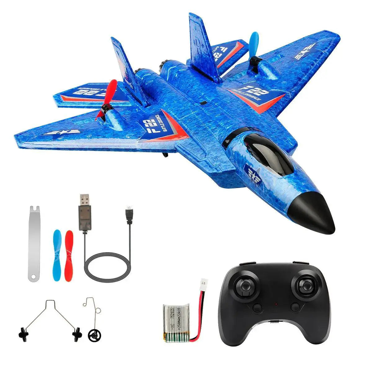 RC Plane SU 27 Helicopter LED Light Quick Charge Flight