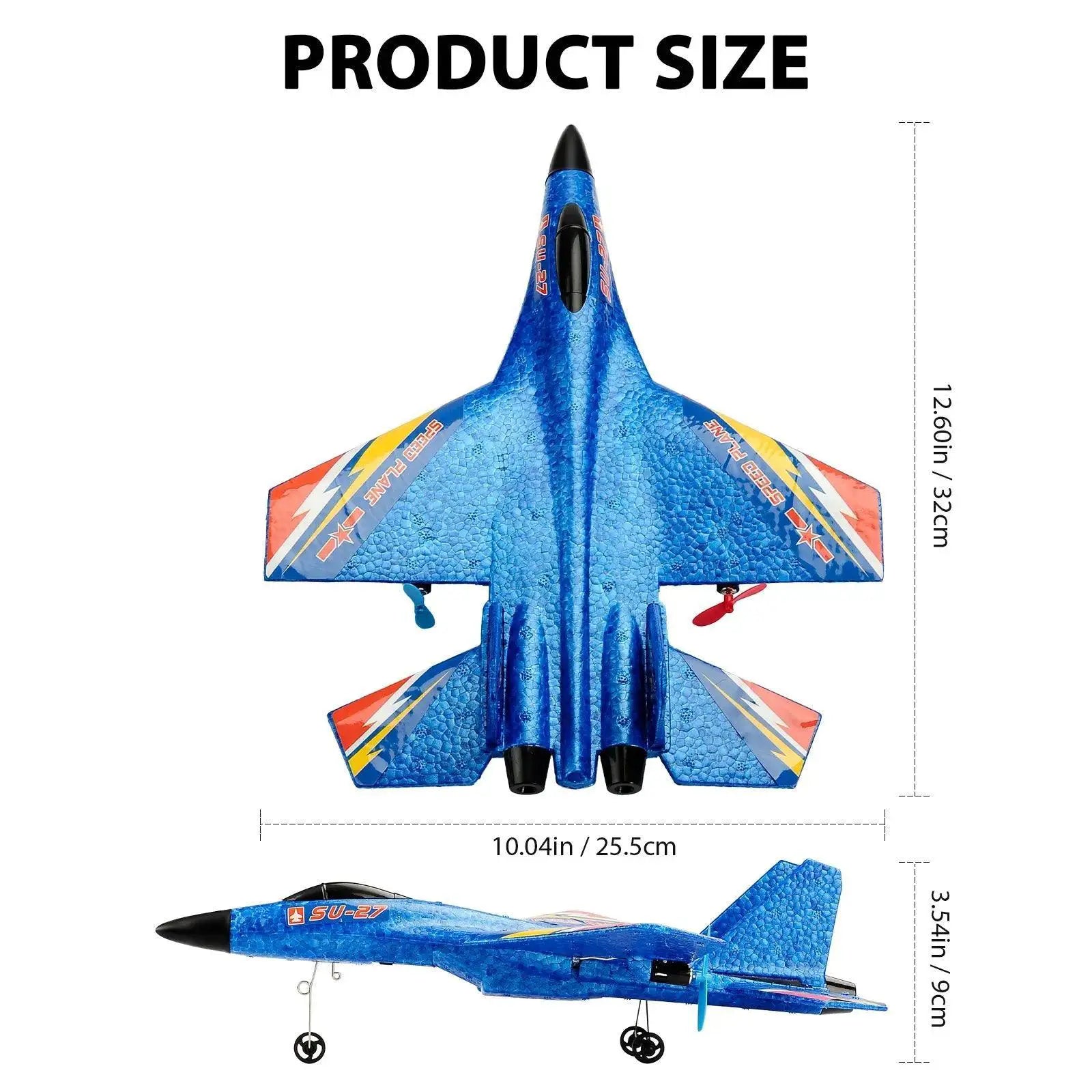 RC Plane SU 27 Helicopter LED Light Quick Charge Flight
